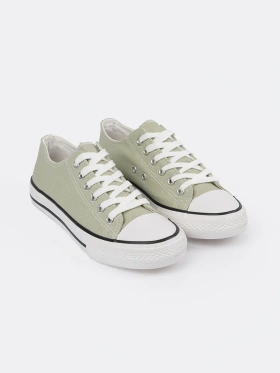 Women's classic green sneakers