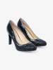 Comfortable black stiletto pumps