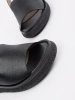 Black comfortable women's sandals