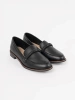 Black loafers with leather insole Sergio Leone