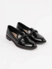 Black Sergio Leone Loafers with Leather Insole
