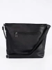 Black shoulder bag with adjustable strap