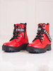 Potocki Fashion Red Ankle Boots