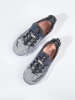 Buty sportowe dziecięce materiałowe szare