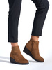 Brown Wedge Ankle Boots