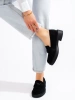 Black Suede Slip-On Loafers by Potocki