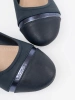 Navy Blue Ballet Flats