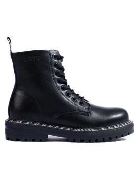 Black Lace-Up Boots by BIG STAR KK274538