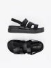 Classic Black Platform Sandals