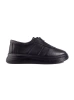 Black Leather Casual Shoes by T.Sokolski