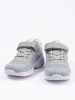 Sneakersy dziecięce ażurowe jasnoszare