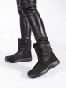 Black Lightweight Snow Boots