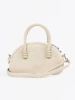 Small light beige bag with strap