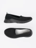 Black Slip-On Athletic Shoes