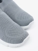 Buty sportowe wsuwane szare