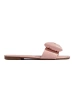 Pink Bow Slide Sandals