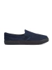 Comfy Navy Slip-On Sneakers