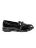 Black Sergio Leone Loafers with Leather Insole