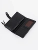 Black women's wallet with compartments