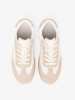 Women's Perforated Light Beige Sneakers