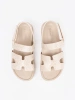 Classic beige platform sandals