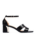 Chic Black Heeled Sandals