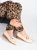 Creamy Wedge Loafers