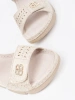 Light beige women's sandals