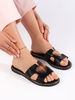 Chic Black Slide Sandals