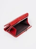 Red Faux Leather Women's Wallet