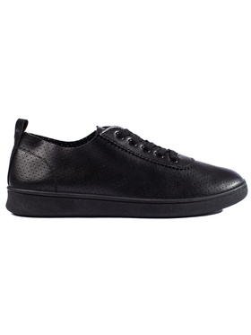 Classic Black Canvas Sneakers