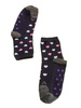 Navy Owl Non-Slip Socks