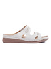 Comfortable White Slip-On Sandals