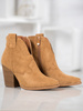 Suede Heeled Cowboy Boots
