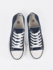 Women's navy platform sneakers