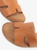 Caramel Women's Slippers with Cutouts
