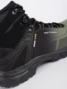 Warm Black and Green Trekking Boots