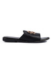 Sleek Black Slide Sandals