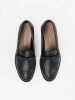 Black loafers with leather insole Sergio Leone