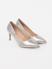 Classic Silver Pumps