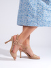 Beige High Heel Sandals by Sergio Leone