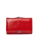 Red Faux Leather Women's Wallet