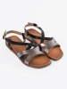 Sergio Leone Women's Black Sandals