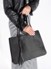 Large Black Tassel Handbag