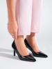 Classic Black Patent Heeled Pumps