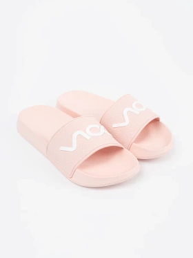 Pink Slippers with Text