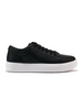 Sergio Leone Black Lace-Up Leather Sneakers