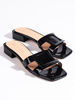 Timeless Black Chic Slides
