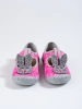 Pink Marbled Velcro Slippers for Girls