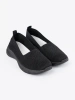 Black Slip-On Athletic Shoes